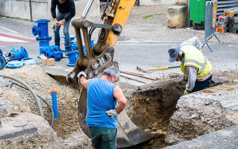 travaux assainissement Nemours
